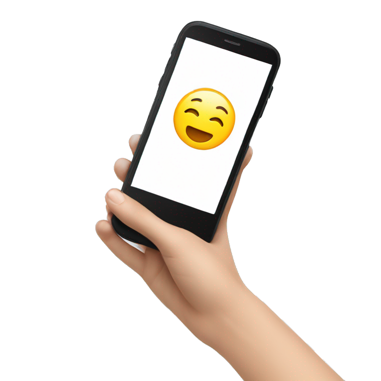 phone in a hand emoji