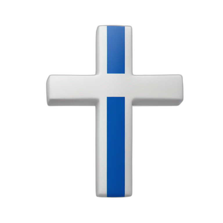 Cross israel flag emoji