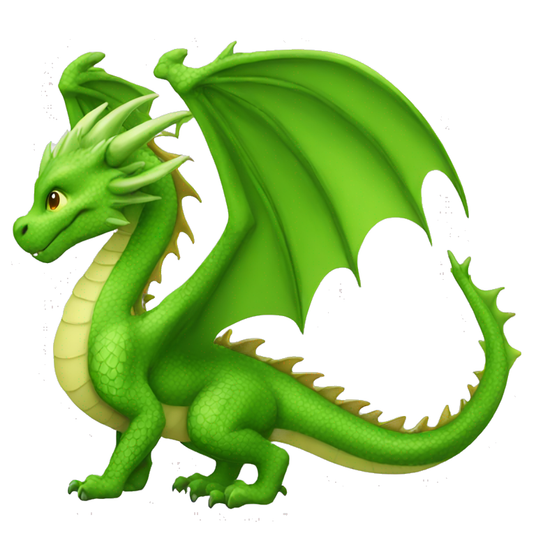 dragon verde emoji