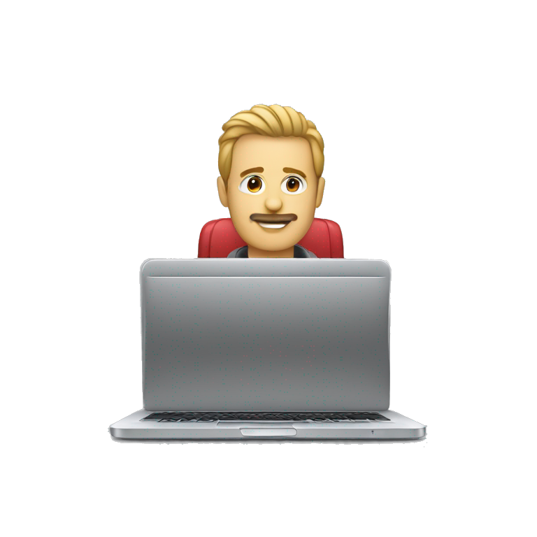 Combine a laptop with a microphone. Make sure the microphone is a bit smaller than the laptop. Put the letters SOTU on the emoji emoji