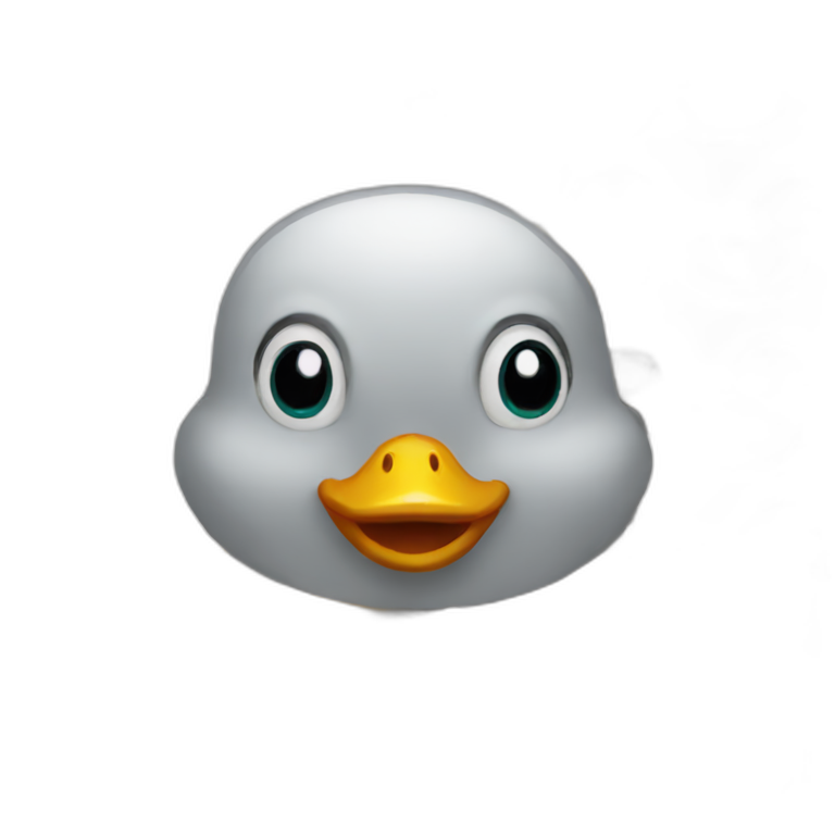 no brain duck emoji