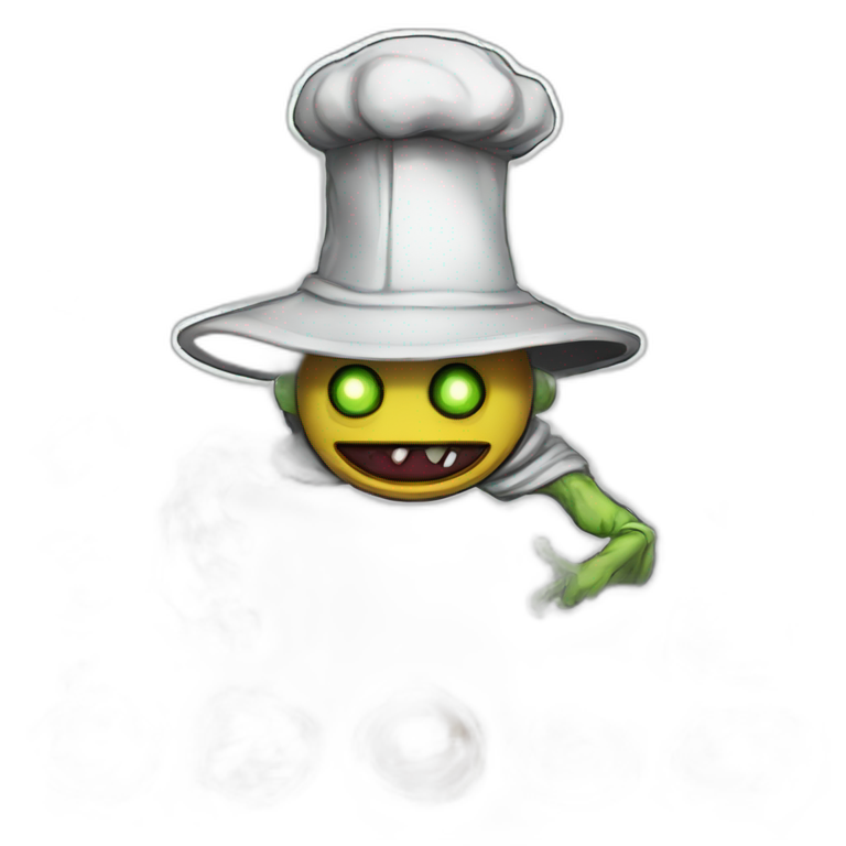 alien chef scifi roguelike rpg style inspired by slay the spire digital art emoji