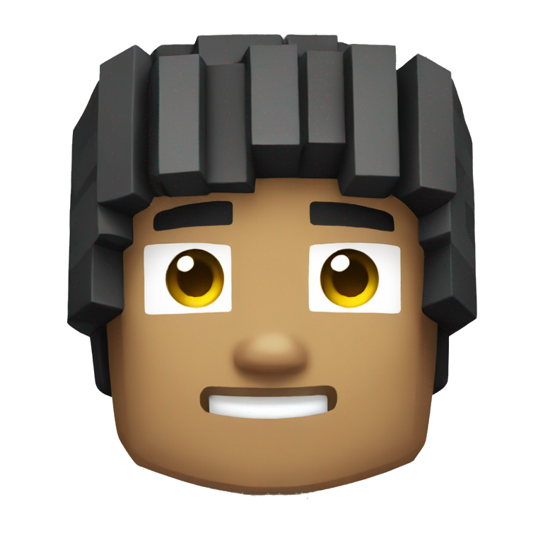 A minecraft player with swag emoji