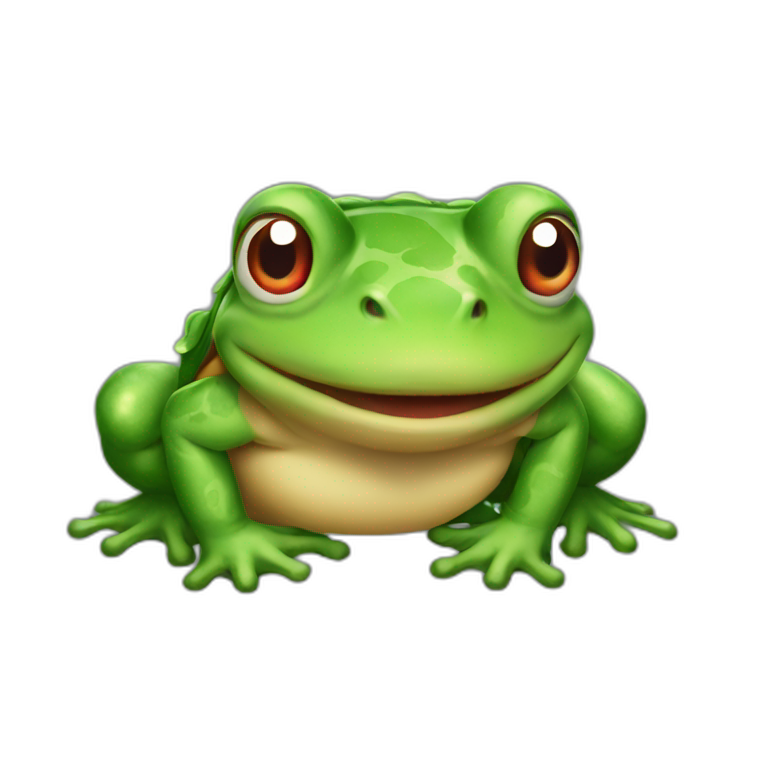 if Bowser was a frog emoji