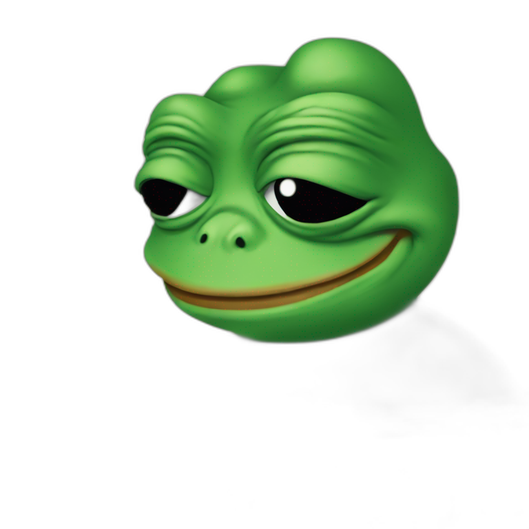 pepe frog hold a dolar emoji