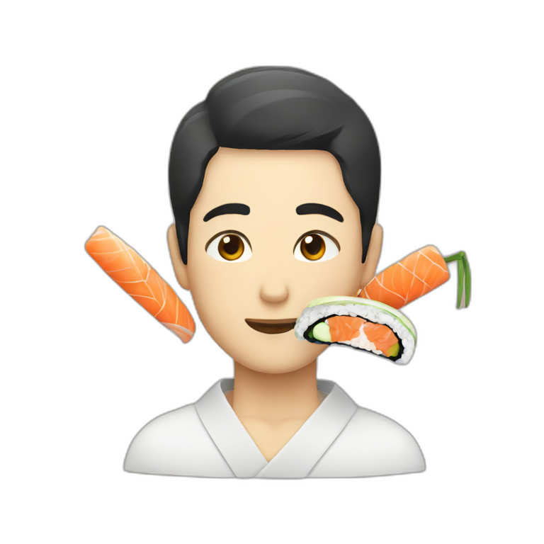 sushi eater emoji