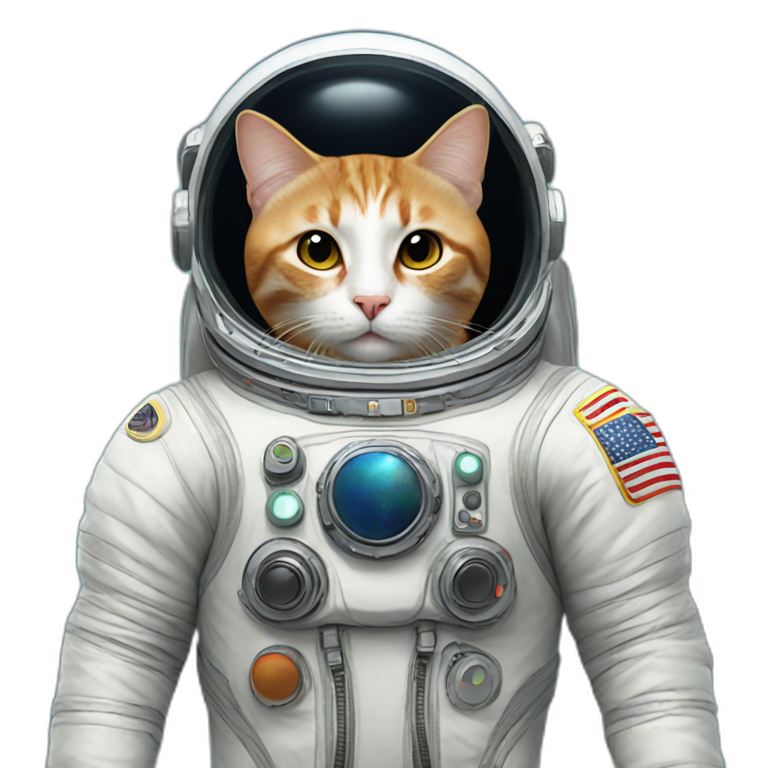cat in space suit emoji