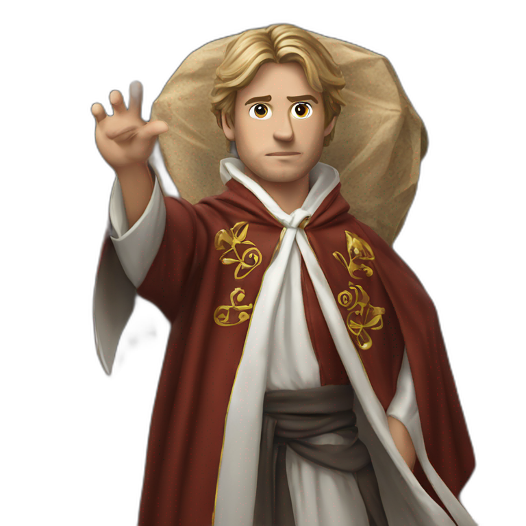"mysterious boy in robe" emoji