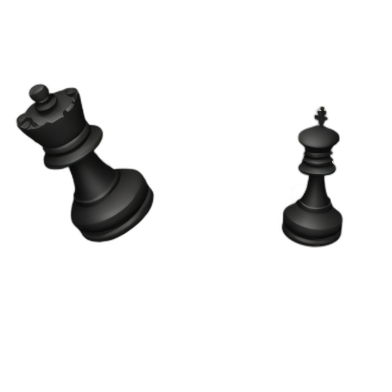 chess pieces fighting emoji