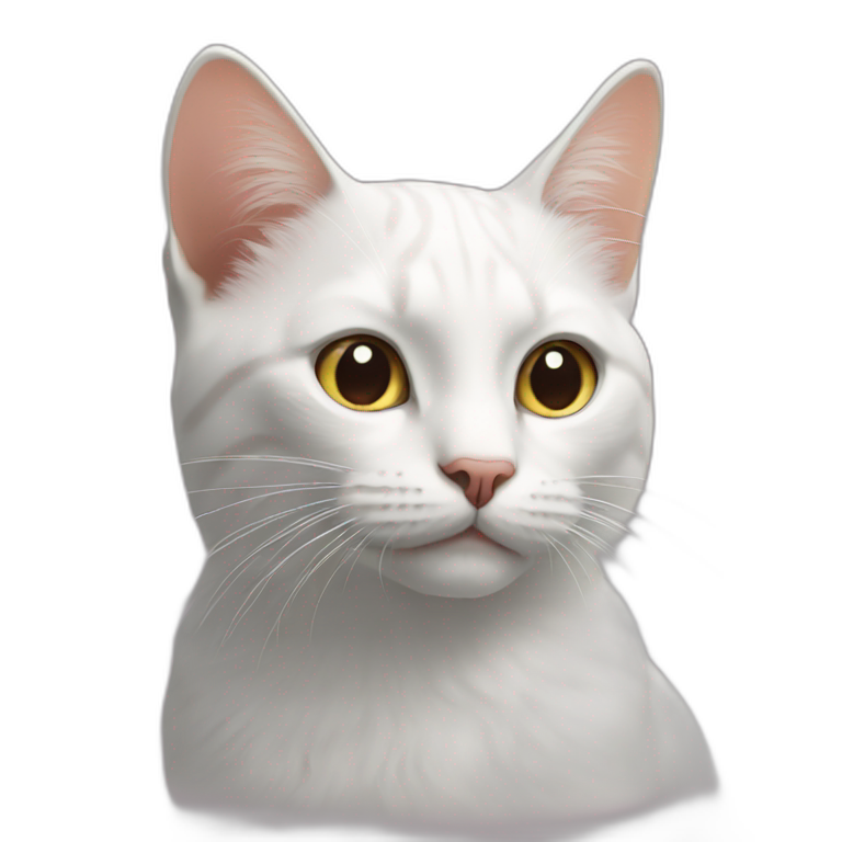 Cat on a cat emoji