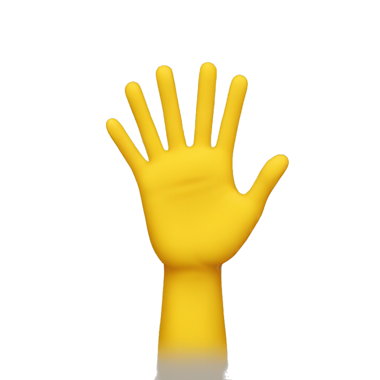 yellow hands emoji