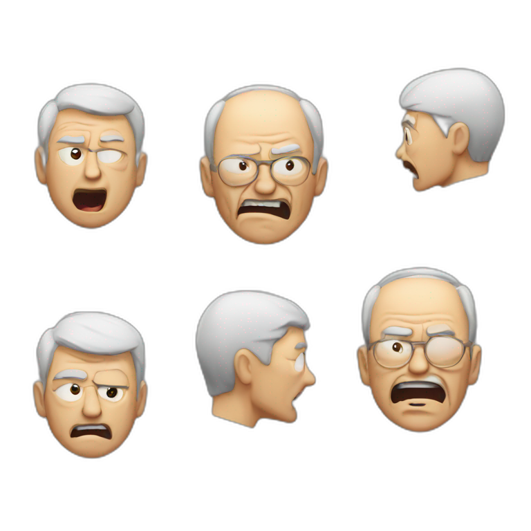 old man yelling at young man emoji