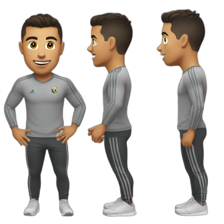 Ronaldo qui twerk emoji