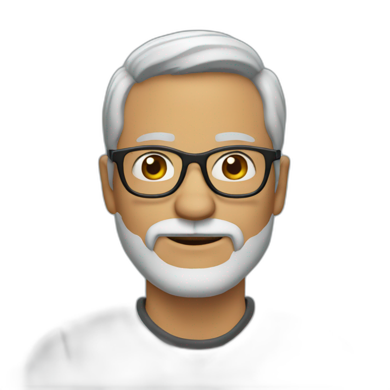 50-year-old-man-with-glasses-with-beard emoji