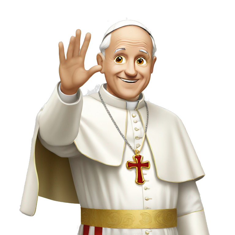 pope approves ok gesture emoji