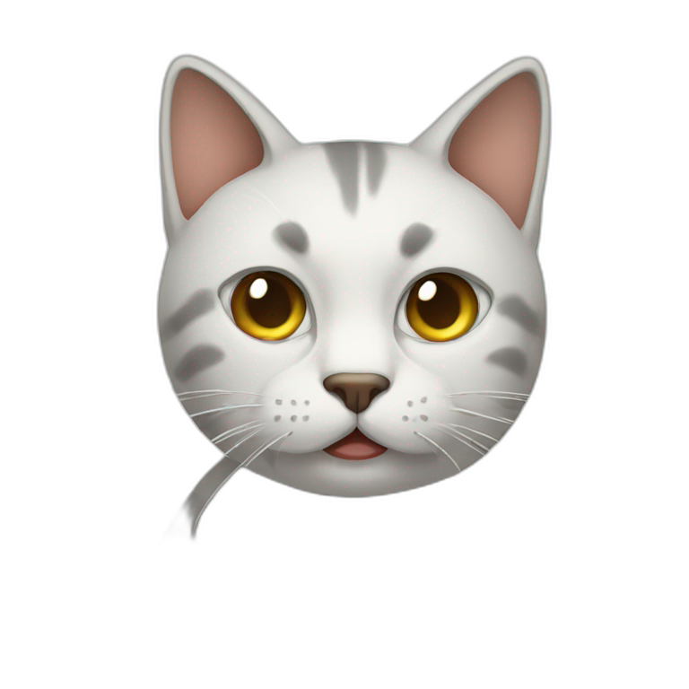 sick cat emoji