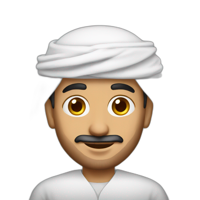 UAE arab man emoji