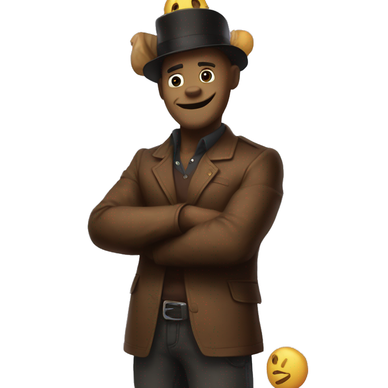 Freddy fazbear but he got Megamind kind of physics   emoji