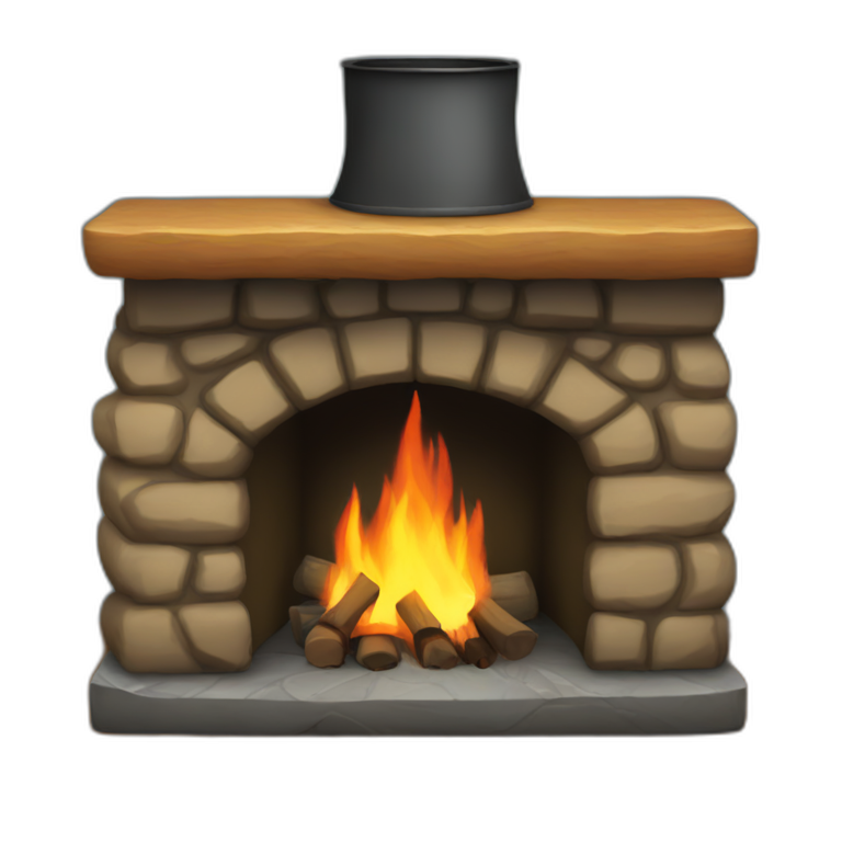 camp fireplace emoji