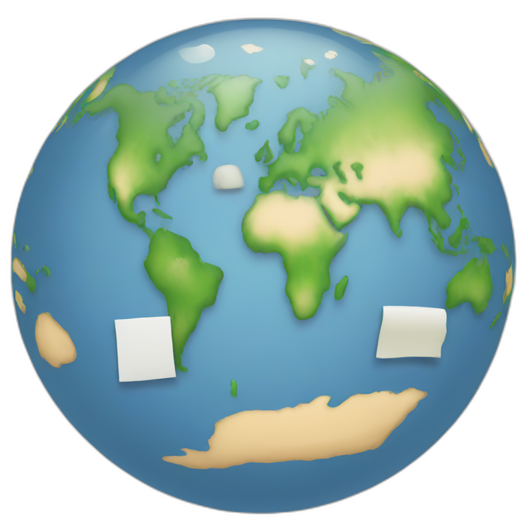 navigation worldmap software emoji