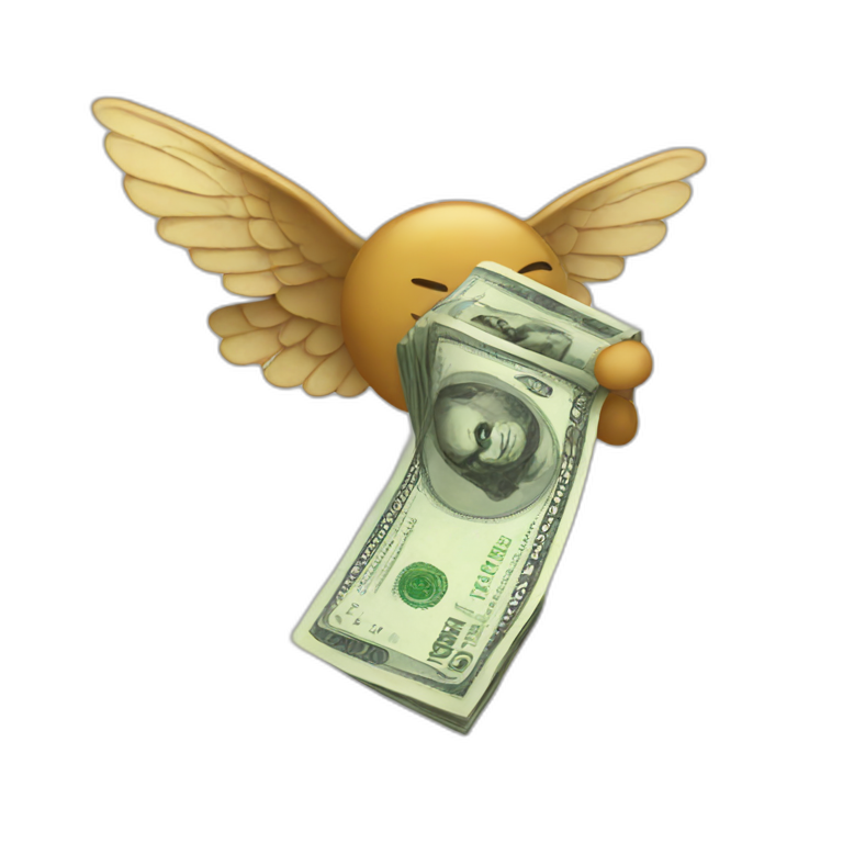 Flying money emoji emoji