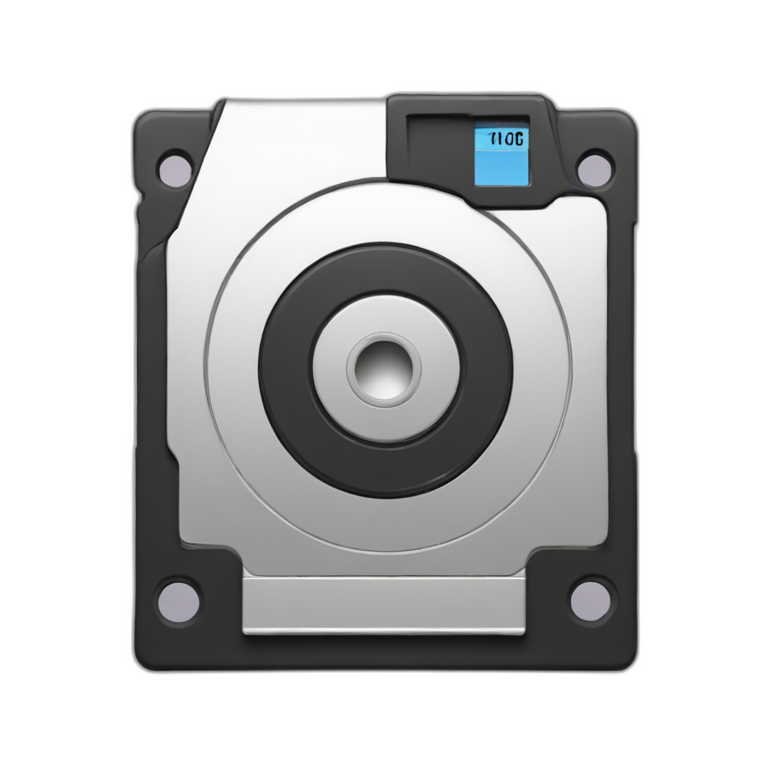 floppy disk pumping iron emoji