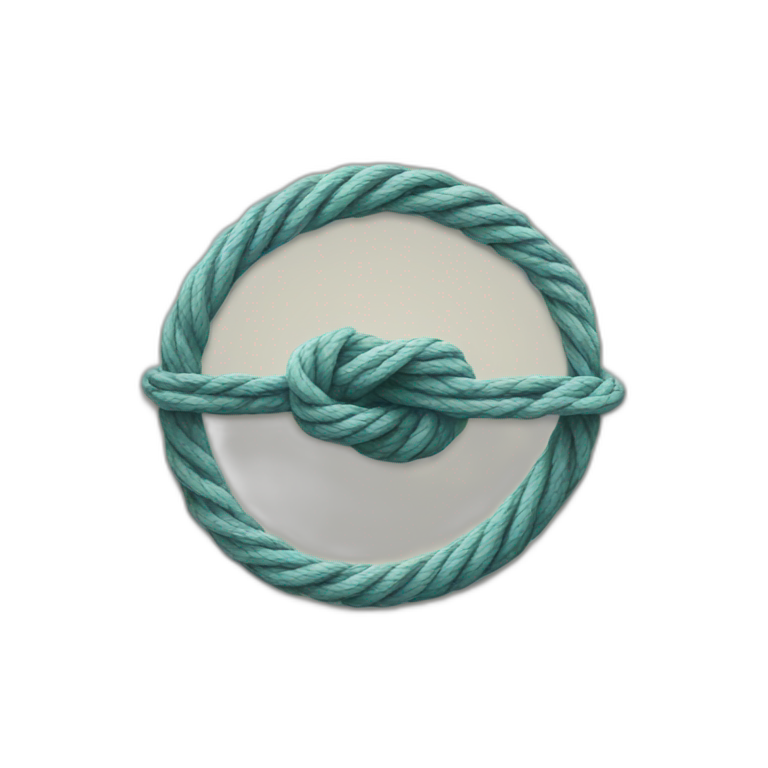 Knot tied in a circle  emoji