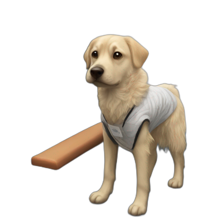 blurry dog in realistic shirt emoji