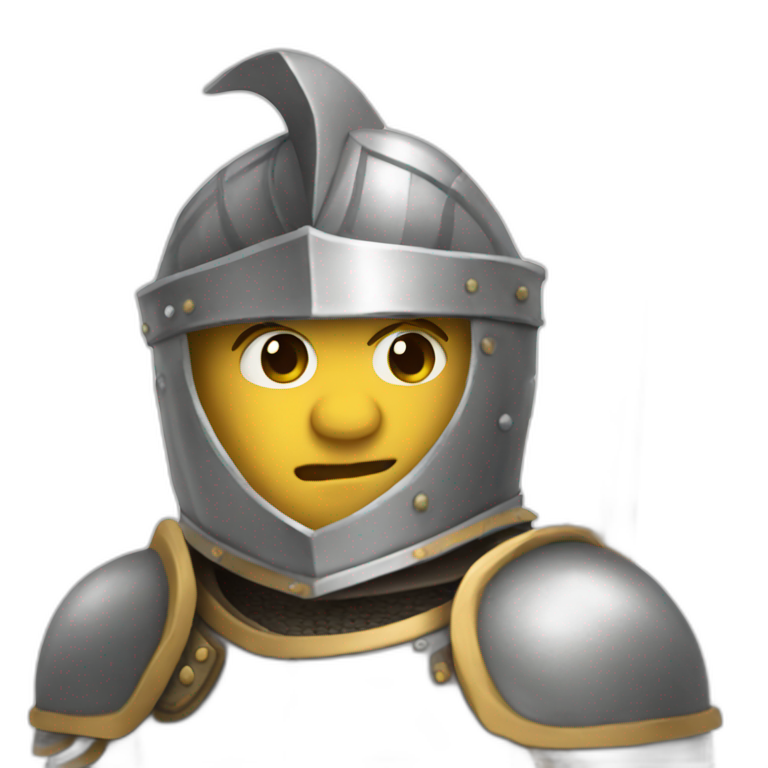 knight in shining armor emoji
