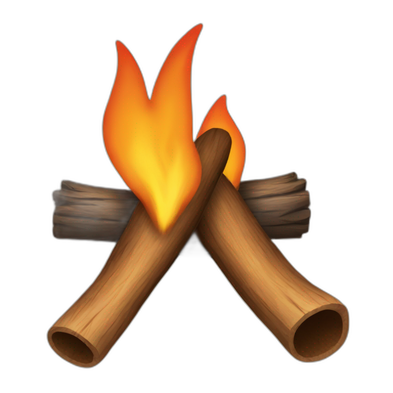 camp fire emoji