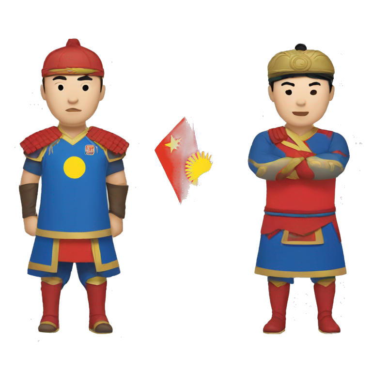 mongolia vs china emoji