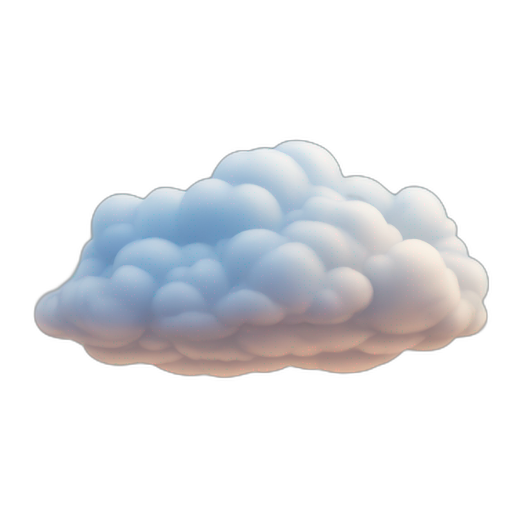 Sky and cloud emoji