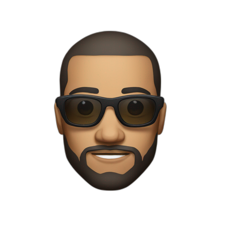 MMA fighter with glases emoji