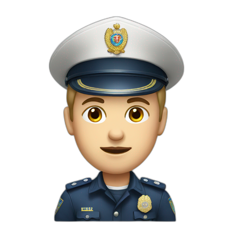 russian police officer emoji