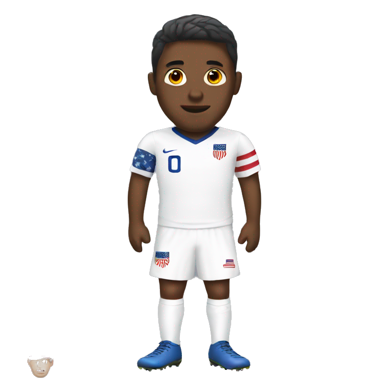 USA white man soccer emoji