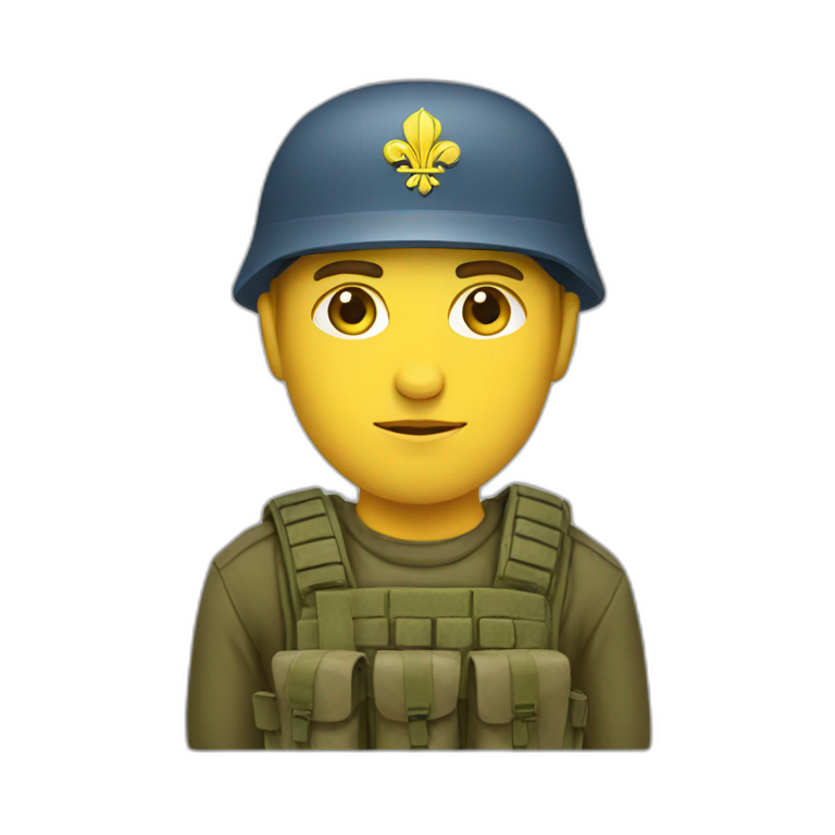 ukrainian soldier emoji