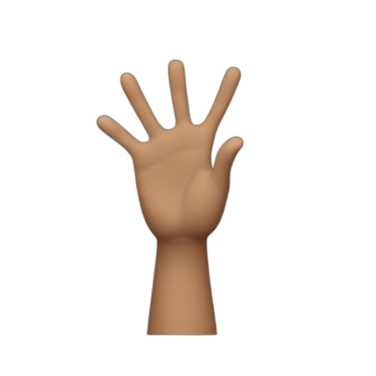 3 arms raised high emoji