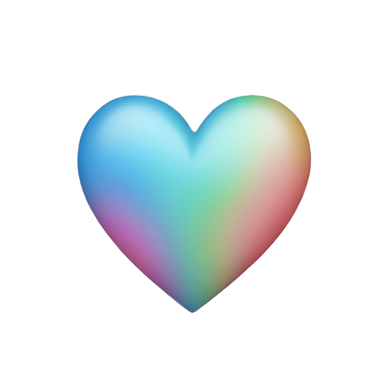 Trans colored heart emoji