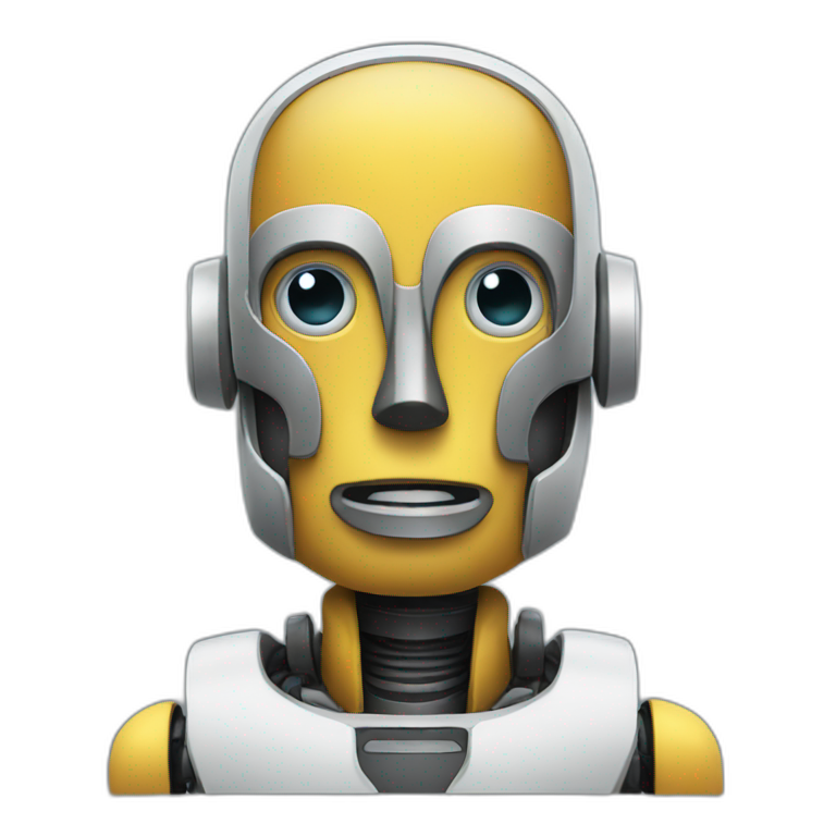 a man robot emoji