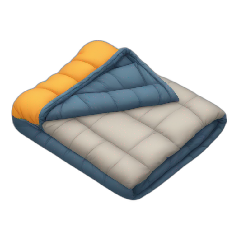 cold sleeping bag emoji AI Emoji Generator