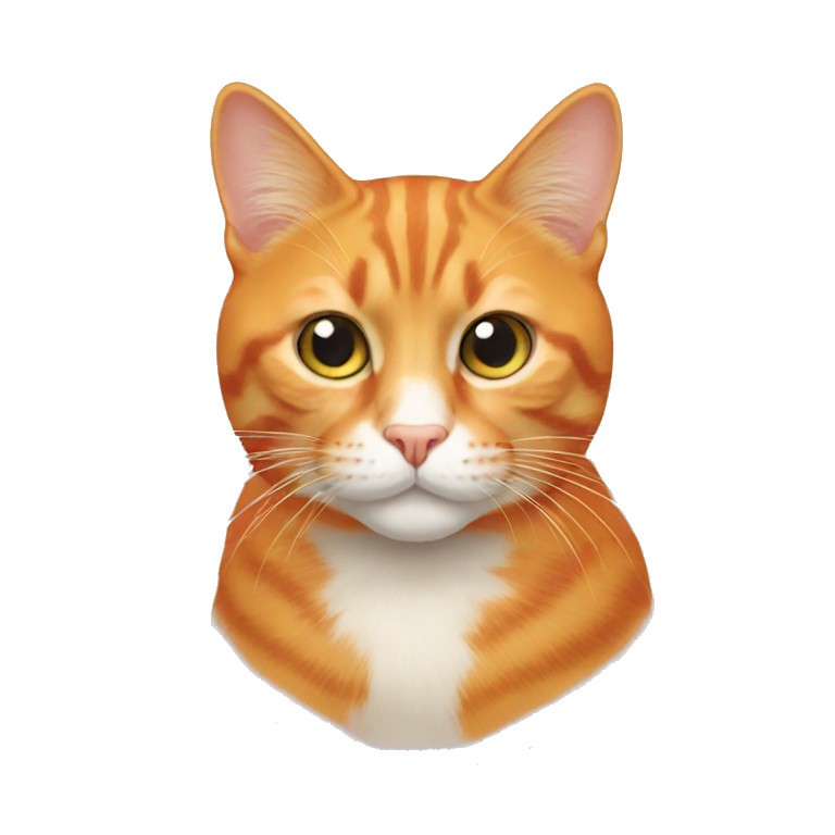 orange  cat emoji