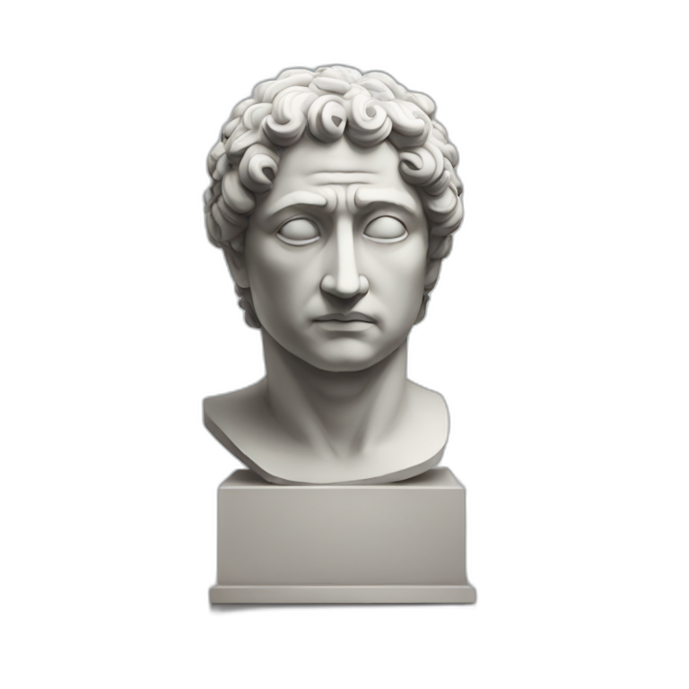 stoic statue emoji