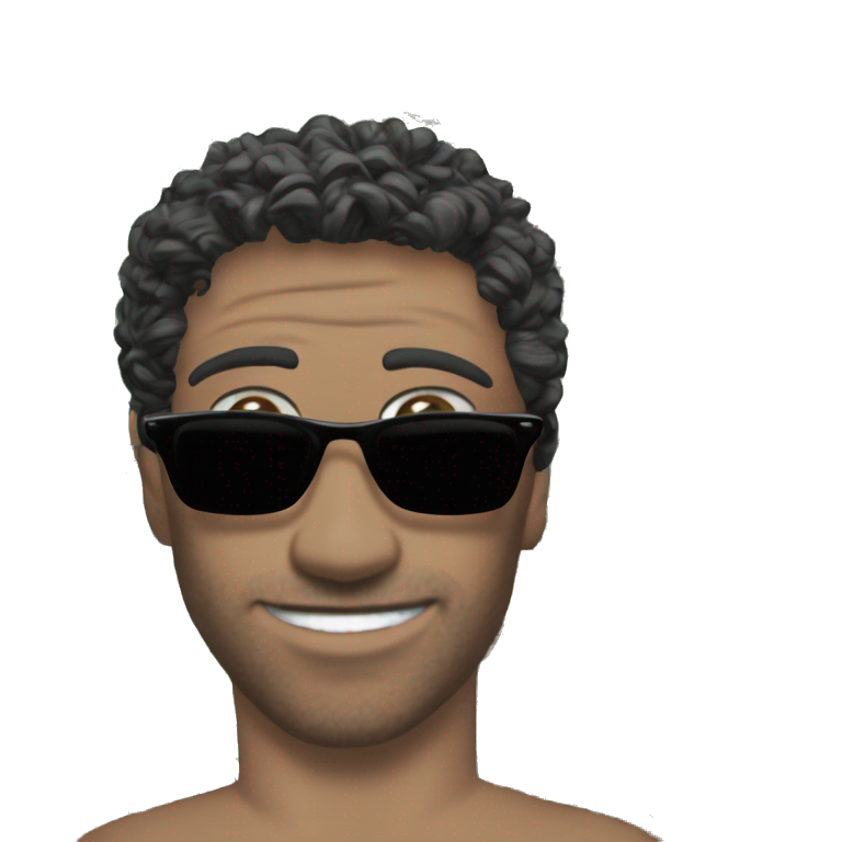 cool boy with sunglasses emoji