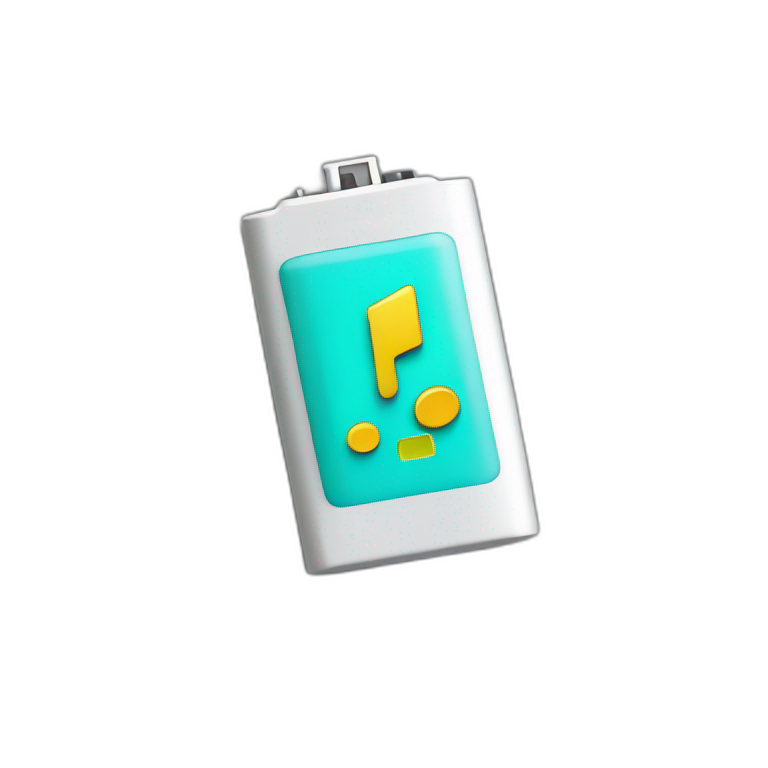 50% phone battery with musical note emoji