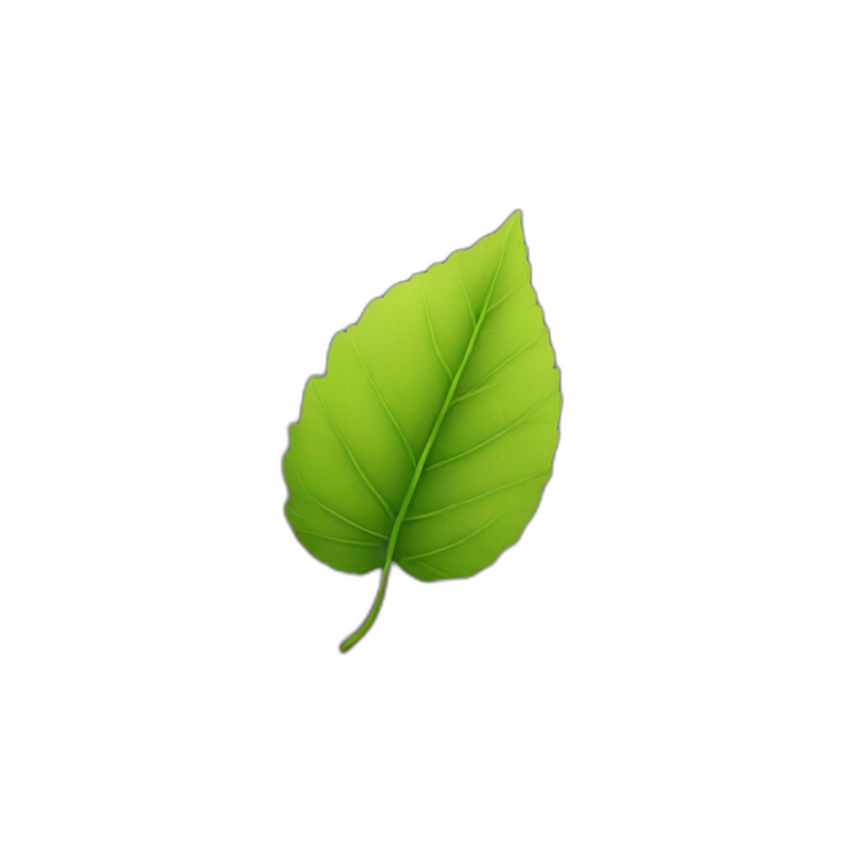a single leaf emoji