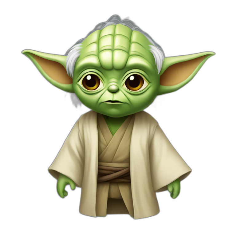 Yoda en slip emoji