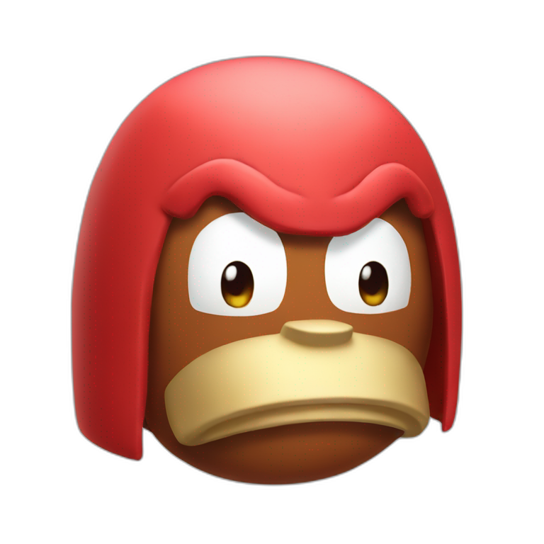 Knuckles 3d emoji