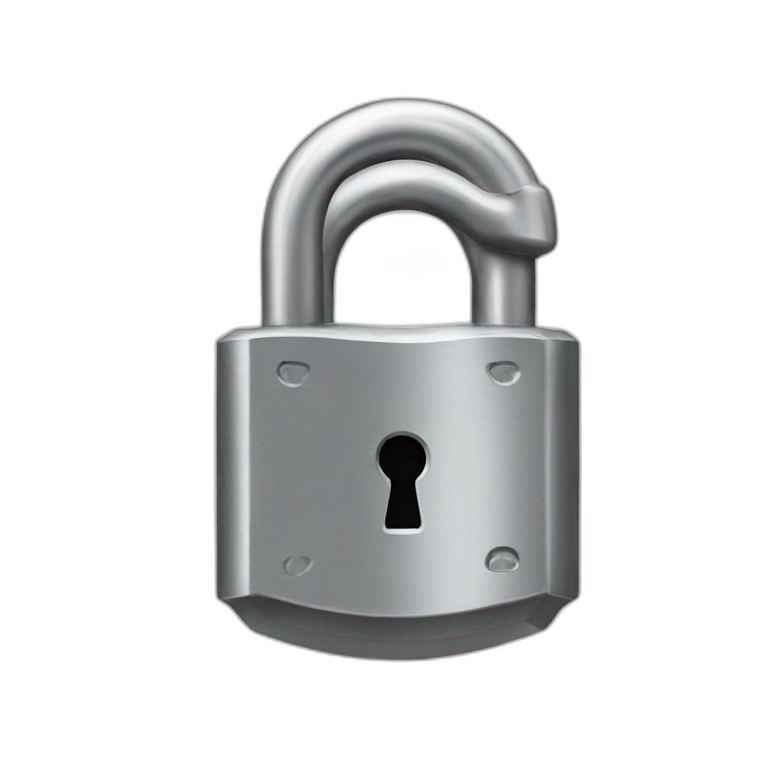 security-lock-metal emoji