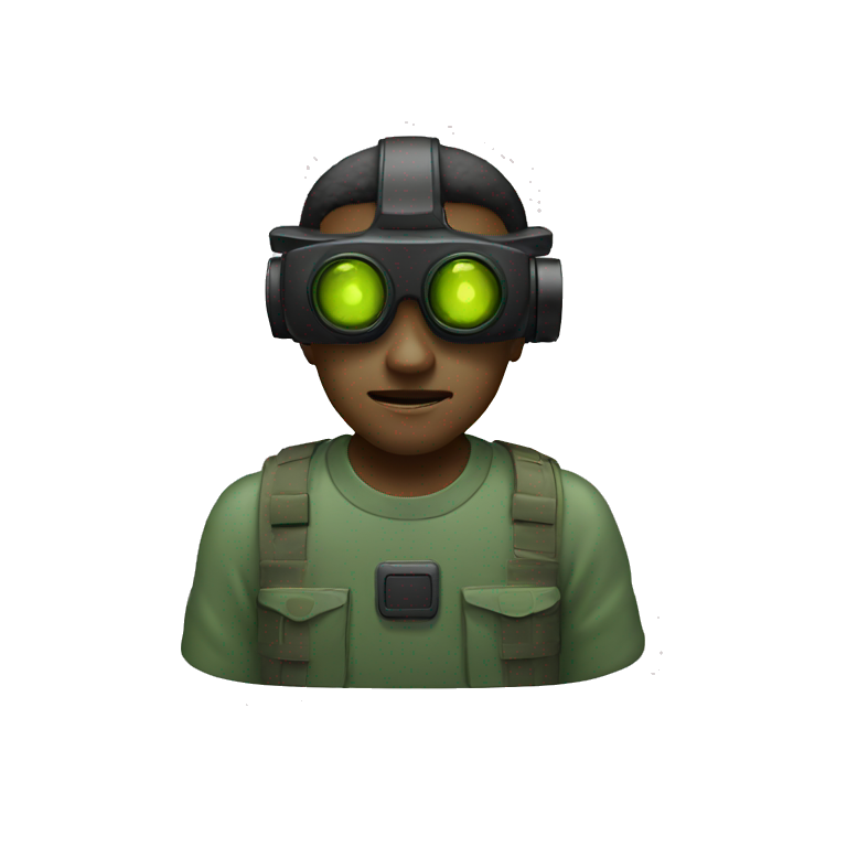 night vision goggles emoji