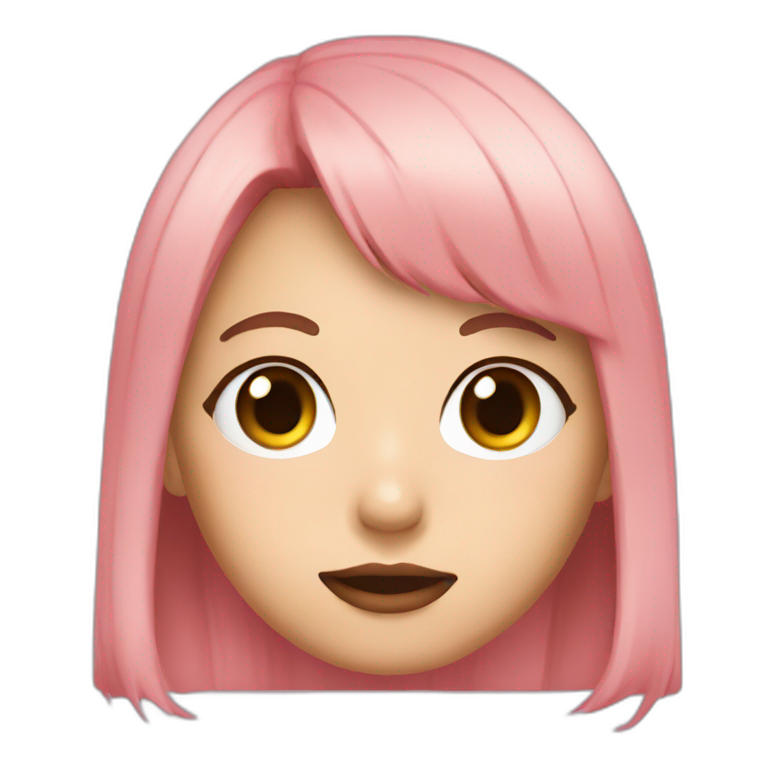 Lisa from black pink emoji